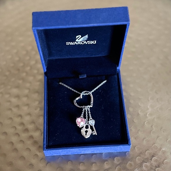 Swarovski Jewelry - Swarovski Lock Your Heart Necklace